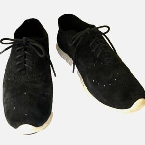 Cole Haan Lunargrand Women's Size 8.5 Shoes Wingtip BLACK. Great Condition